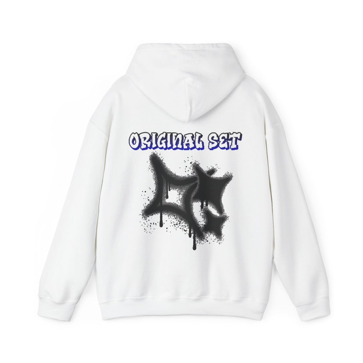 Graffiti Streetwear Hoodie – 'Originals Skt' Drip Spray Paint Design