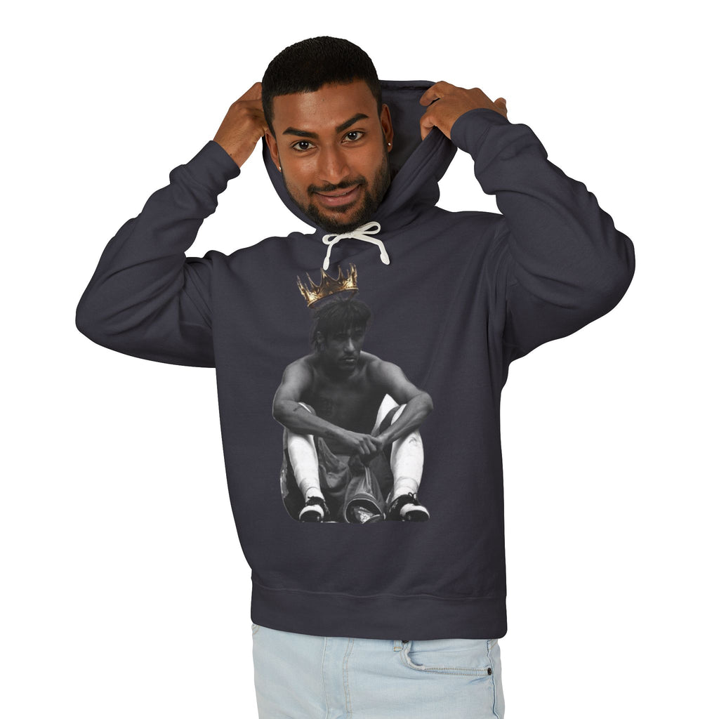 Prince Who Never Became King Hoodie — Graphic Crown Portrait Streetwear