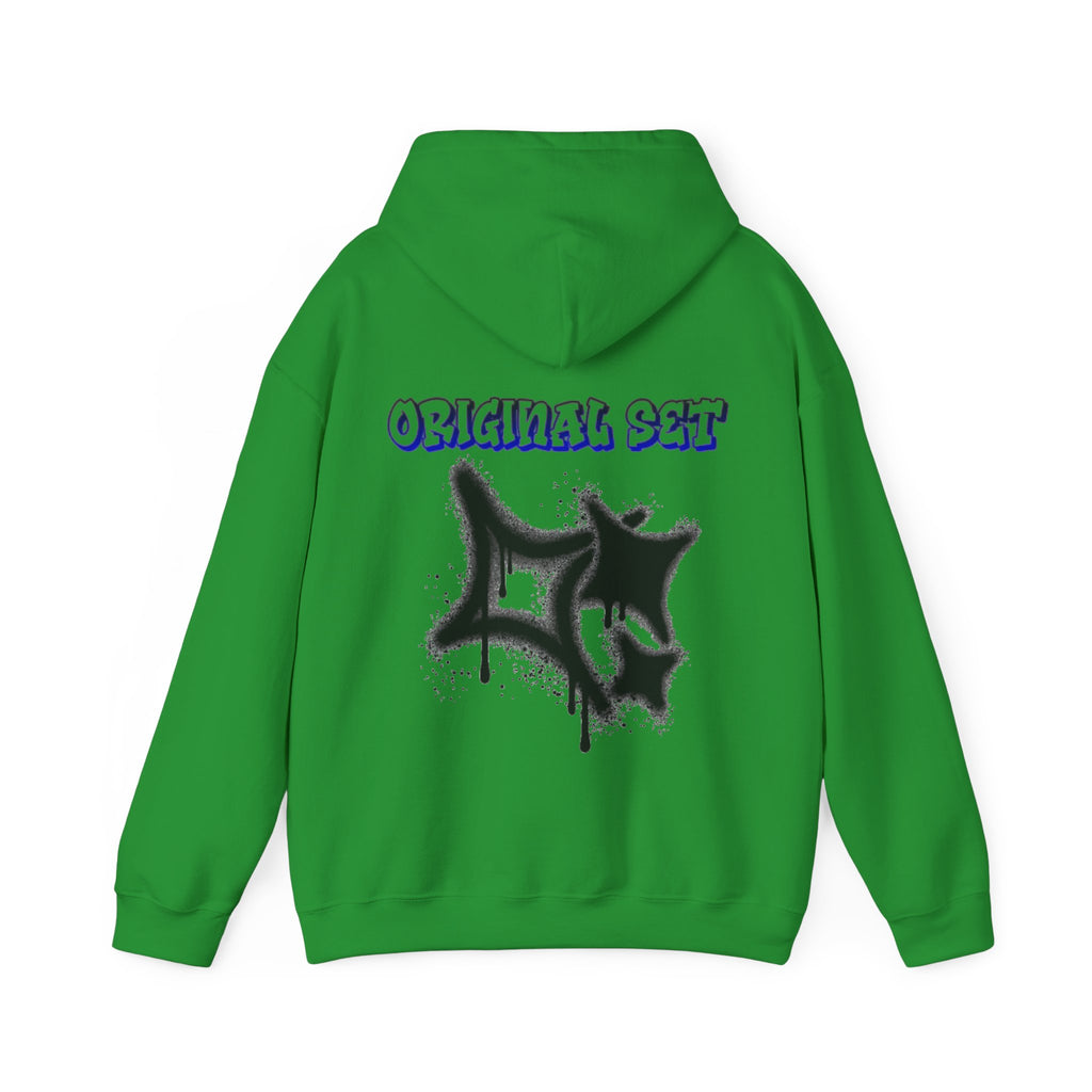 Graffiti Streetwear Hoodie – 'Originals Skt' Drip Spray Paint Design