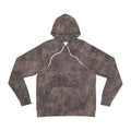 Brown Distressed Fashion Hoodie with Minimal Crown Accent