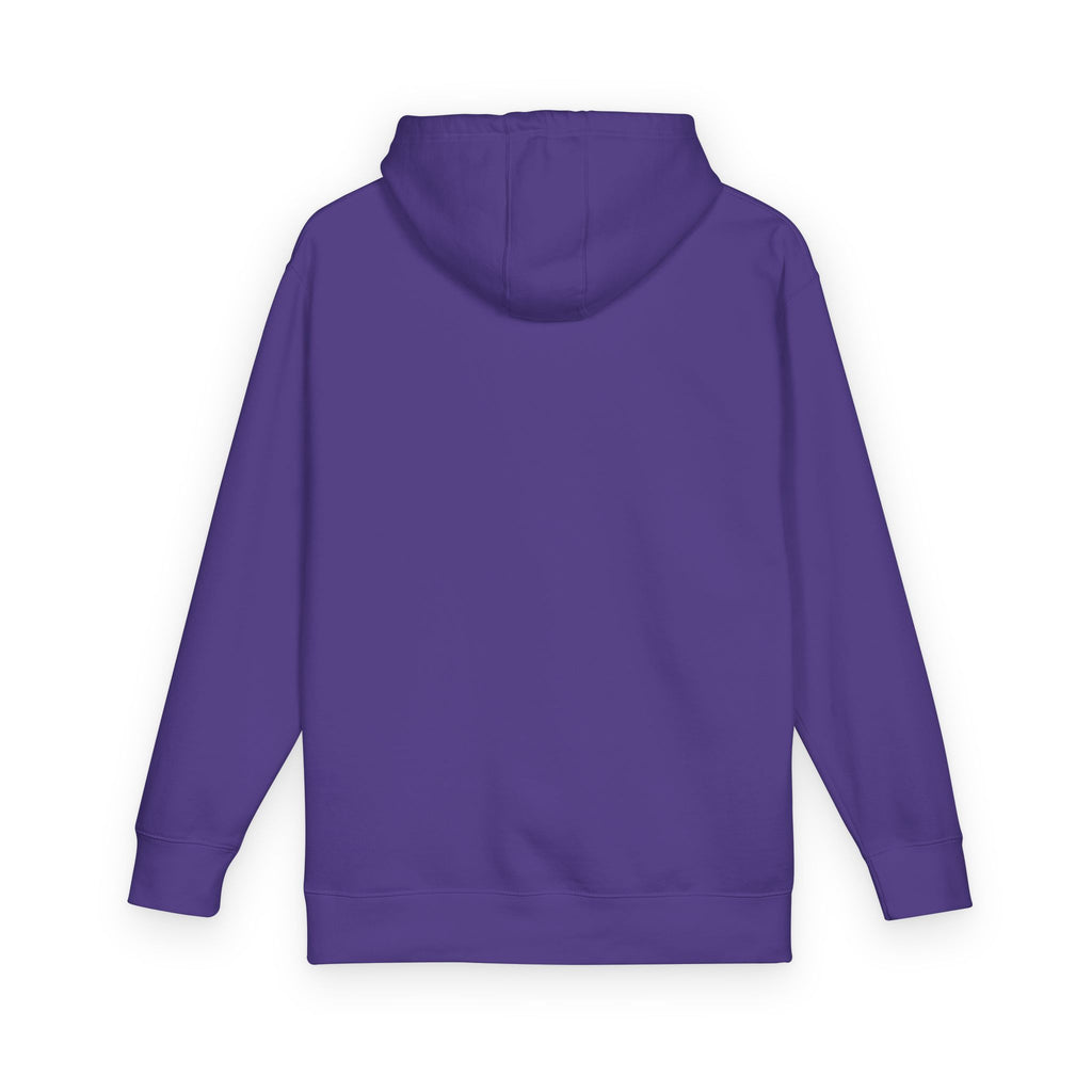 Star Crown Crest Hoodie — Small Chest Graphic, Regal Floral Emblem