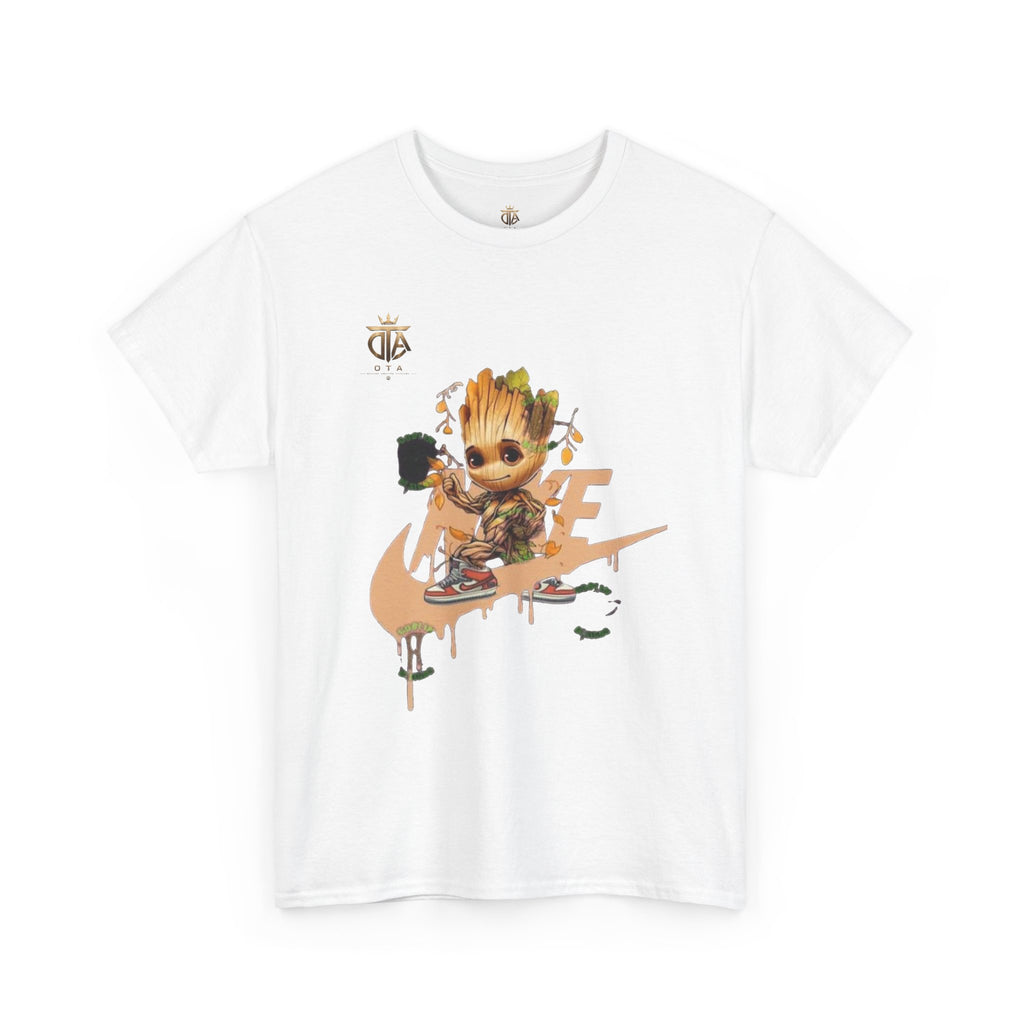 Baby Groot Skate Nike-Inspired Tee