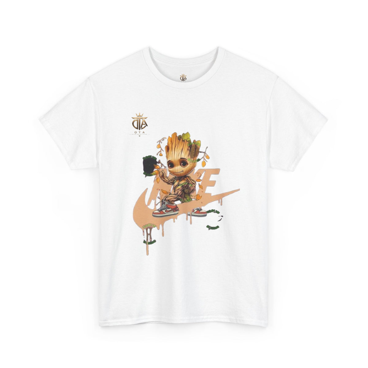 Baby Groot Skate Nike-Inspired Tee