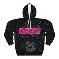 Zodiac Serpent Hoodie — "BACK!" Sparkle Snake Graphic Pullover (Mendy)