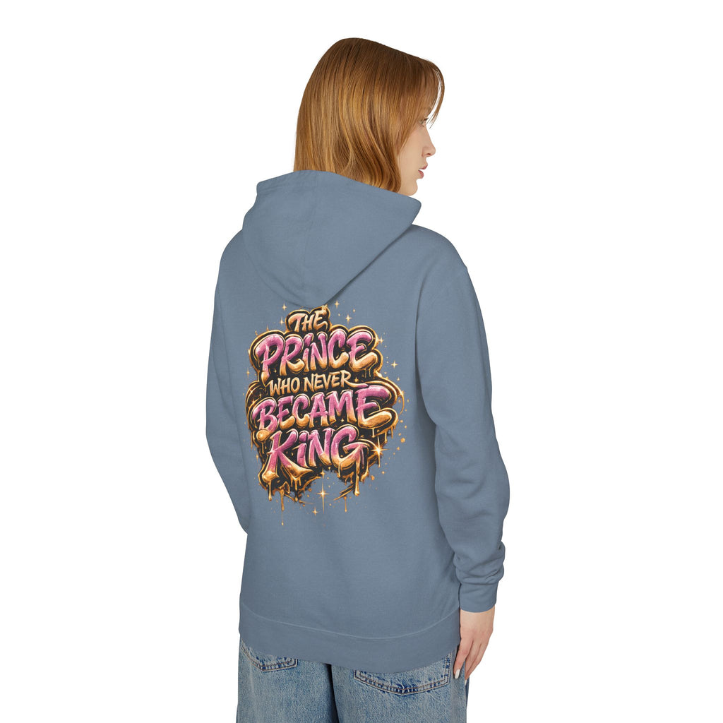 Prince Who Never Became King Hoodie — Graphic Crown Portrait Streetwear