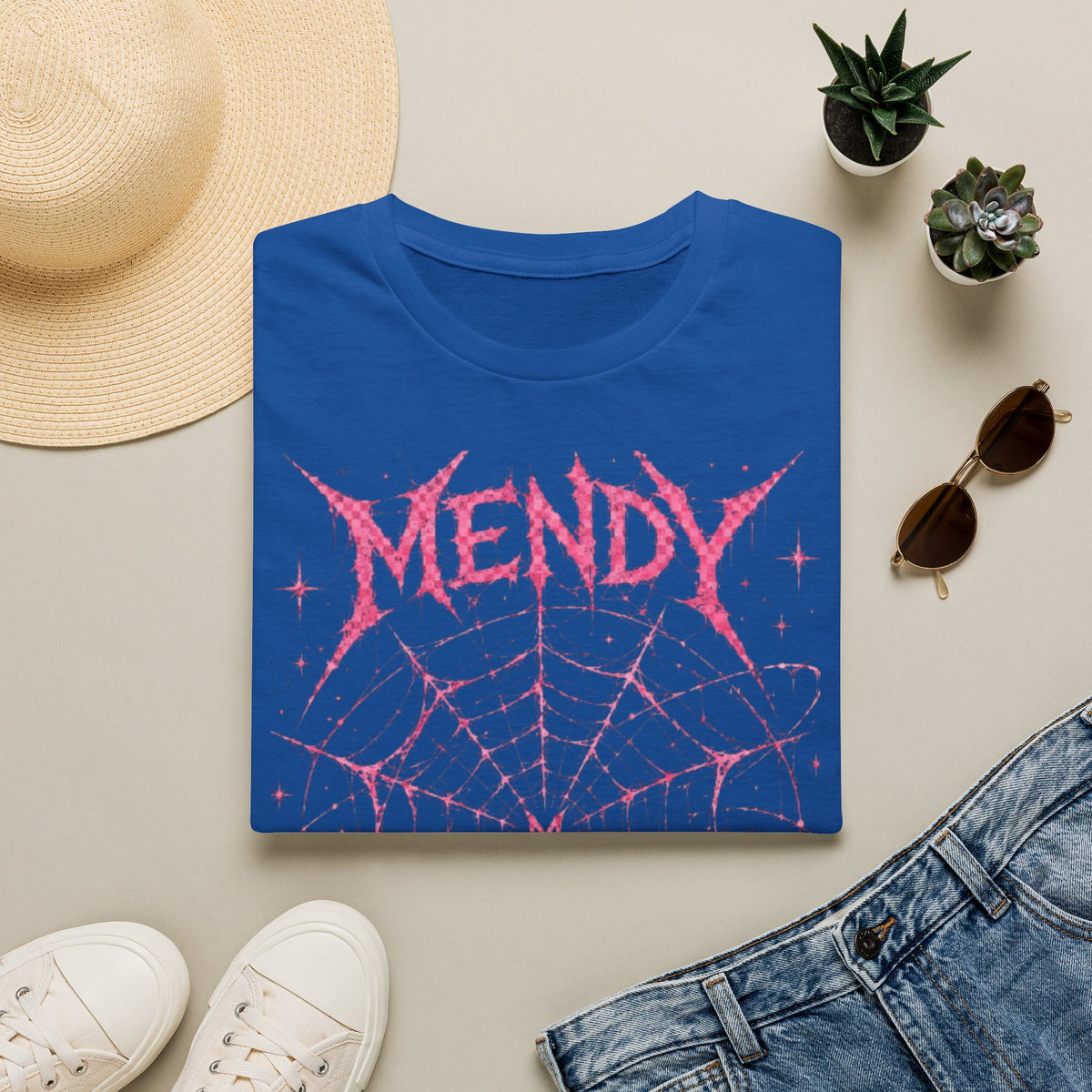 Spider Web T‑Shirt — 'spöckle?' Gothic Halloween Graphic Tee