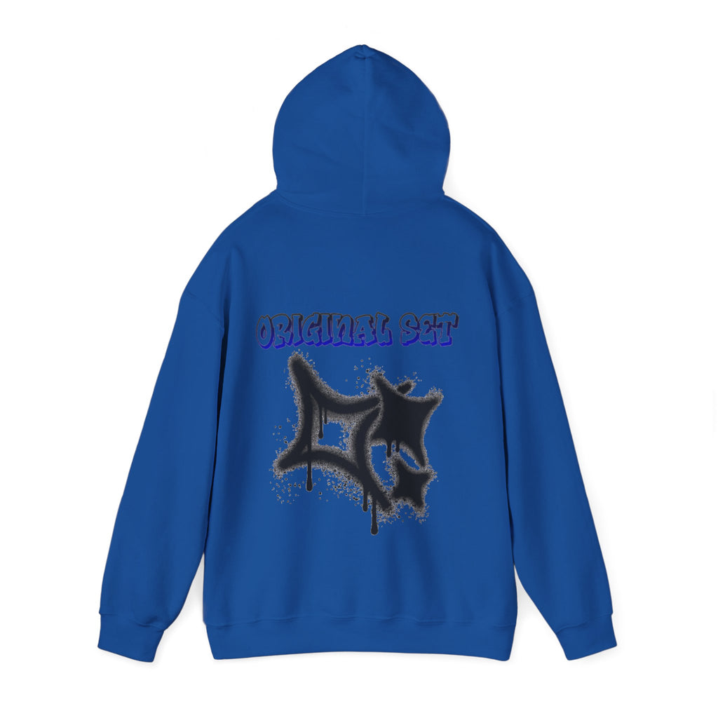 Graffiti Streetwear Hoodie – 'Originals Skt' Drip Spray Paint Design