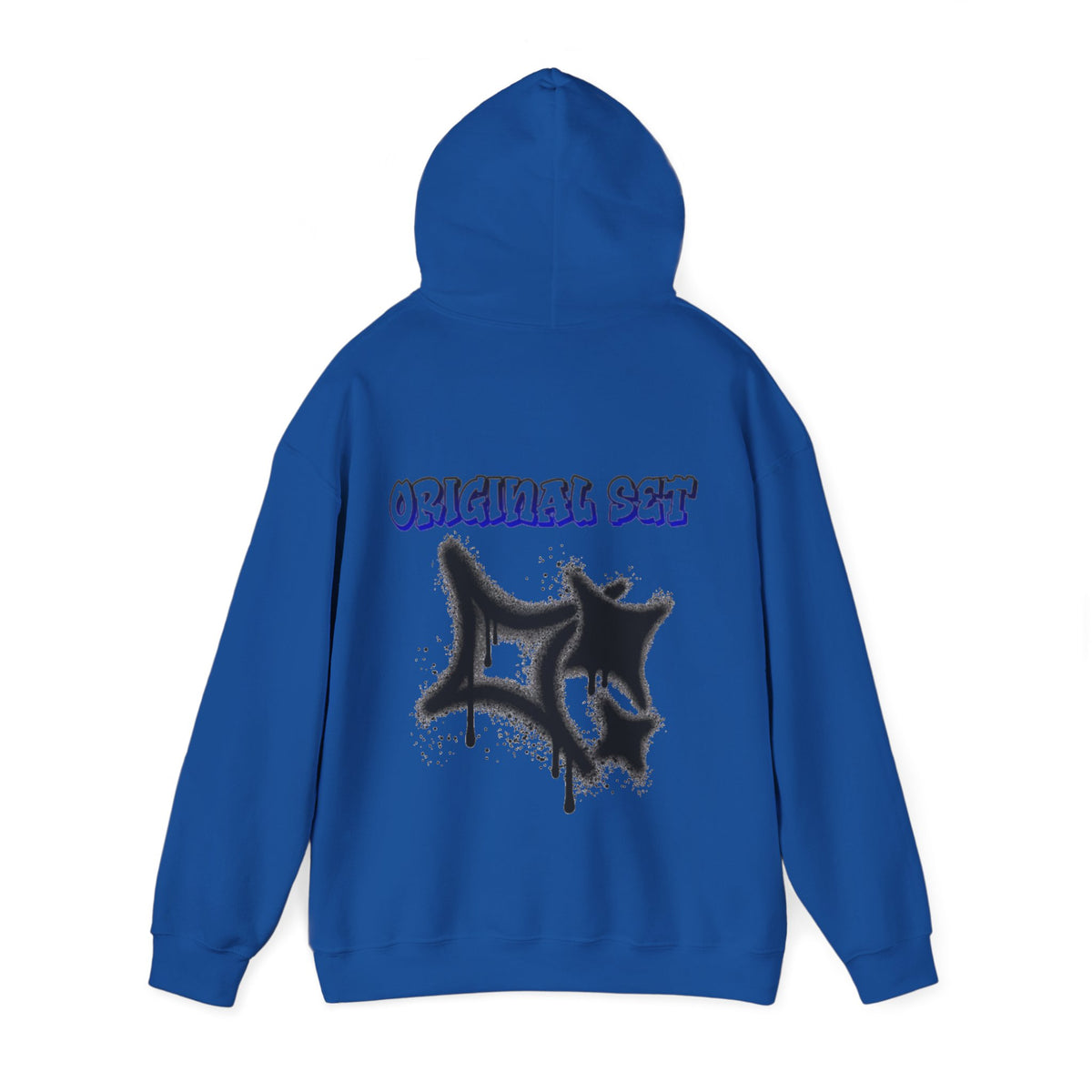 Graffiti Streetwear Hoodie – 'Originals Skt' Drip Spray Paint Design