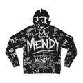 Mendy Graffiti Hoodie — 'Broken Soul' Black Streetwear