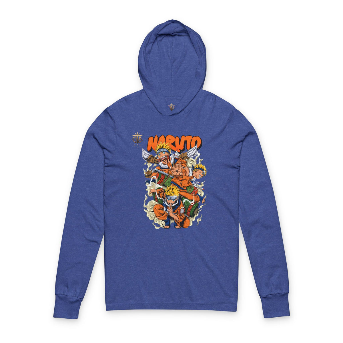 Naruto Graphic Hooded Long Sleeve Tee — Anime Ninja Art Shirt