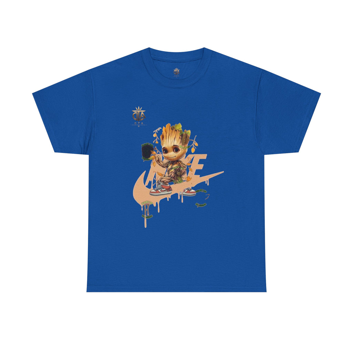 Baby Groot Skate Nike-Inspired Tee