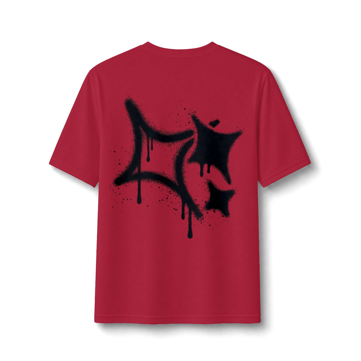 Graffiti Drip Performance Tee — Urban Streetwear Athletic Shirt