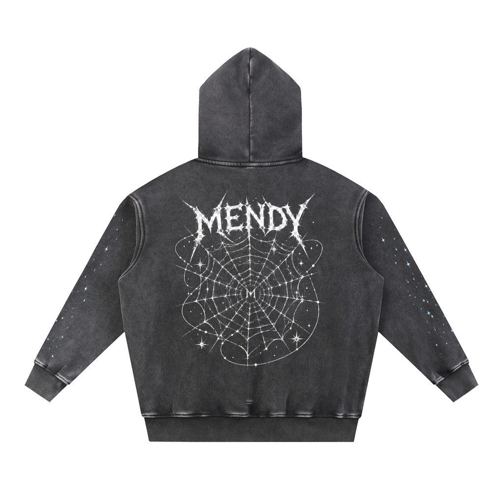 MENDY SNAKE Wash Fleece Oversize Hoodie